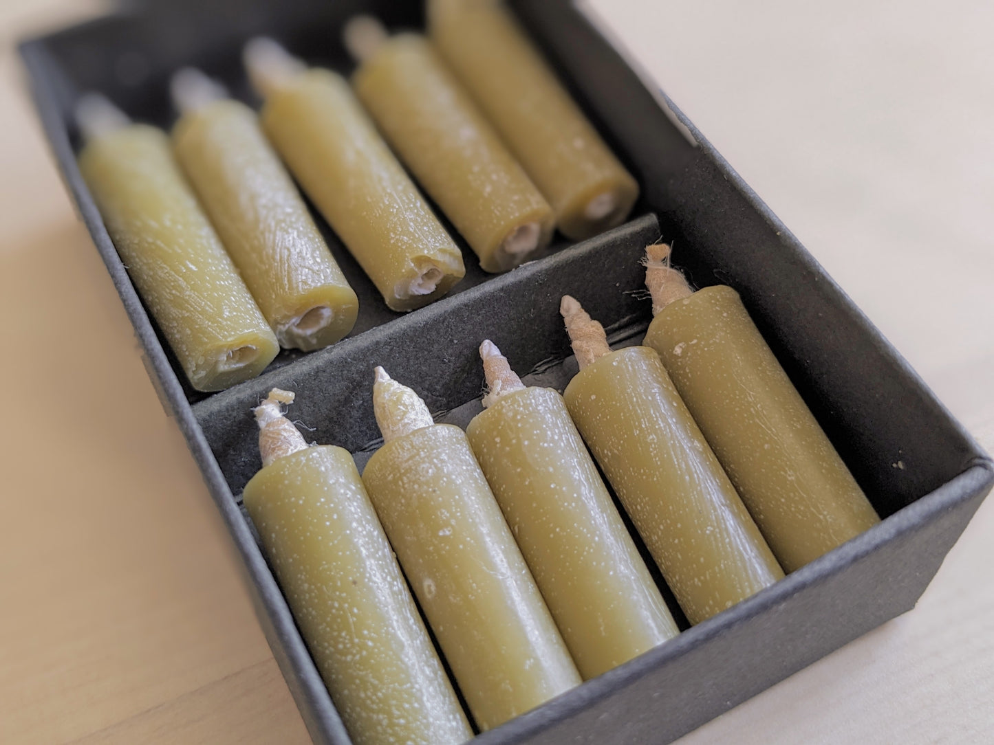 10-Minute Japanese Candle Set for a Quality Meditation: Haze wax, Set of 10