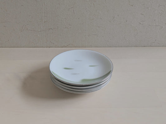 Vintage modern design small plate, set of four