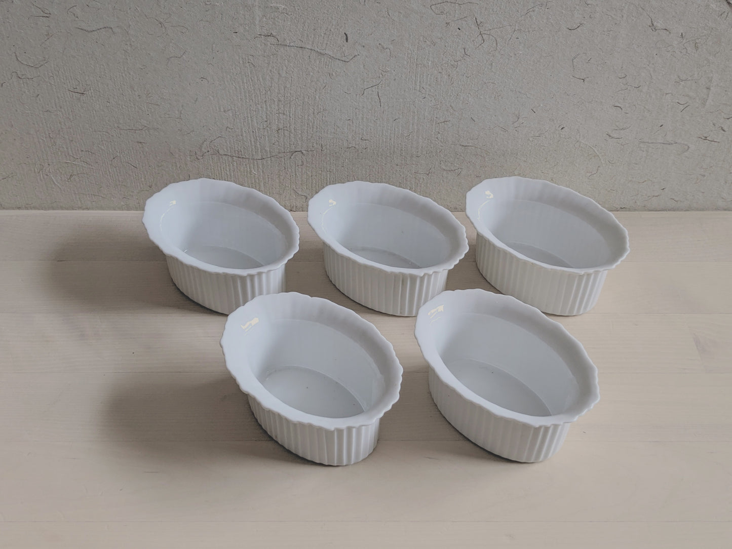 Noritake bonechina cocotte - set of five